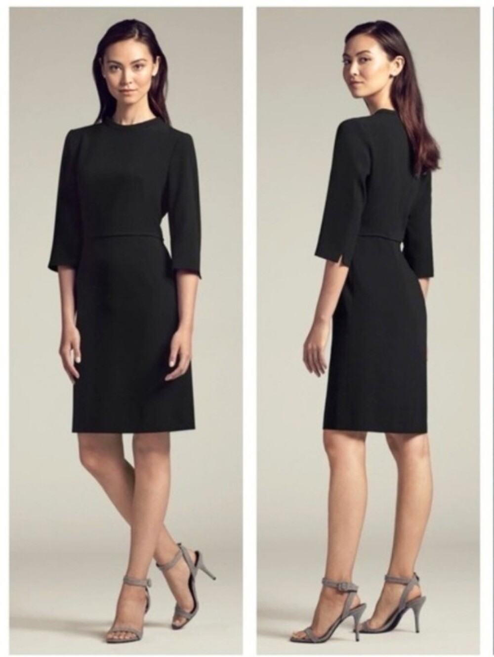 MM.LaFleur The Lena Dress Black Size 6 - Workwear Sheath Dress with Pockets